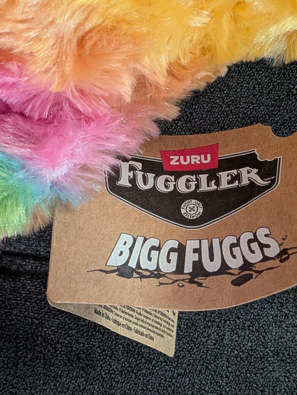 Bigg Fugg Fuggler Rabid Rabbit Funny Ugly Monster 18" Plush - Picture 5 of 6